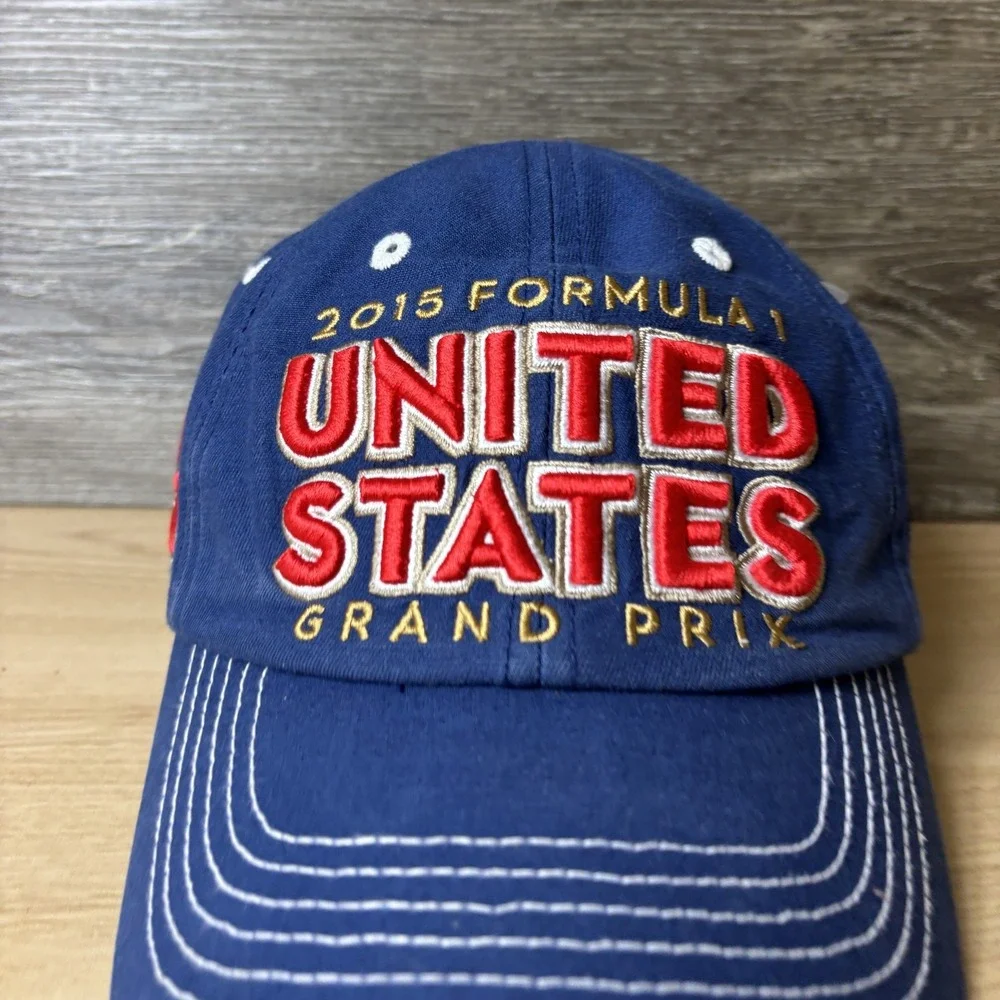 United States Grand Prix Hat Cap Strap Back Formula 1 Racing Austin Texas 2015